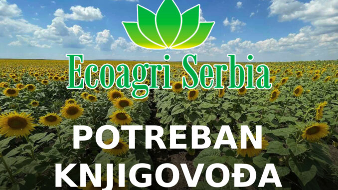 Ecoagri OGLAS potreban knjigovodja